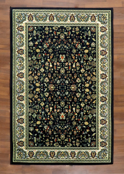 Noir Heritage Digital Print Rug