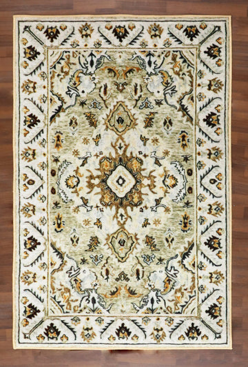 Symmetry & Grace Non-Woven Rug