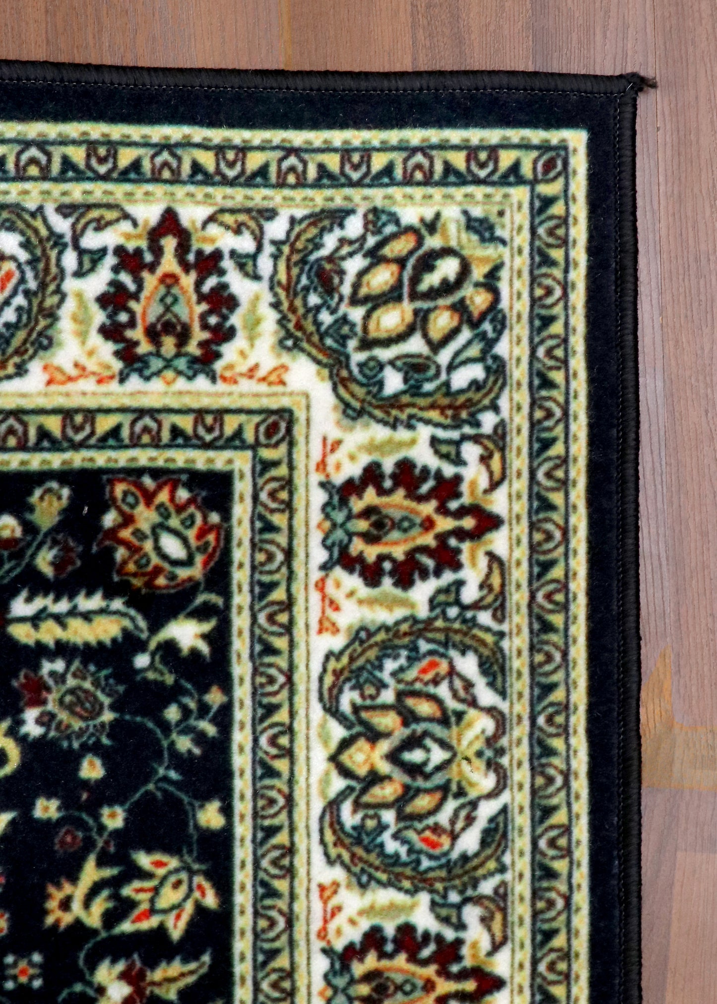 Noir Heritage Digital Print Rug