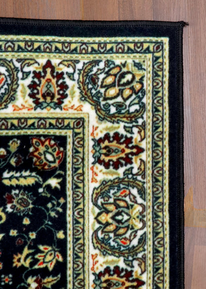 Noir Heritage Digital Print Rug