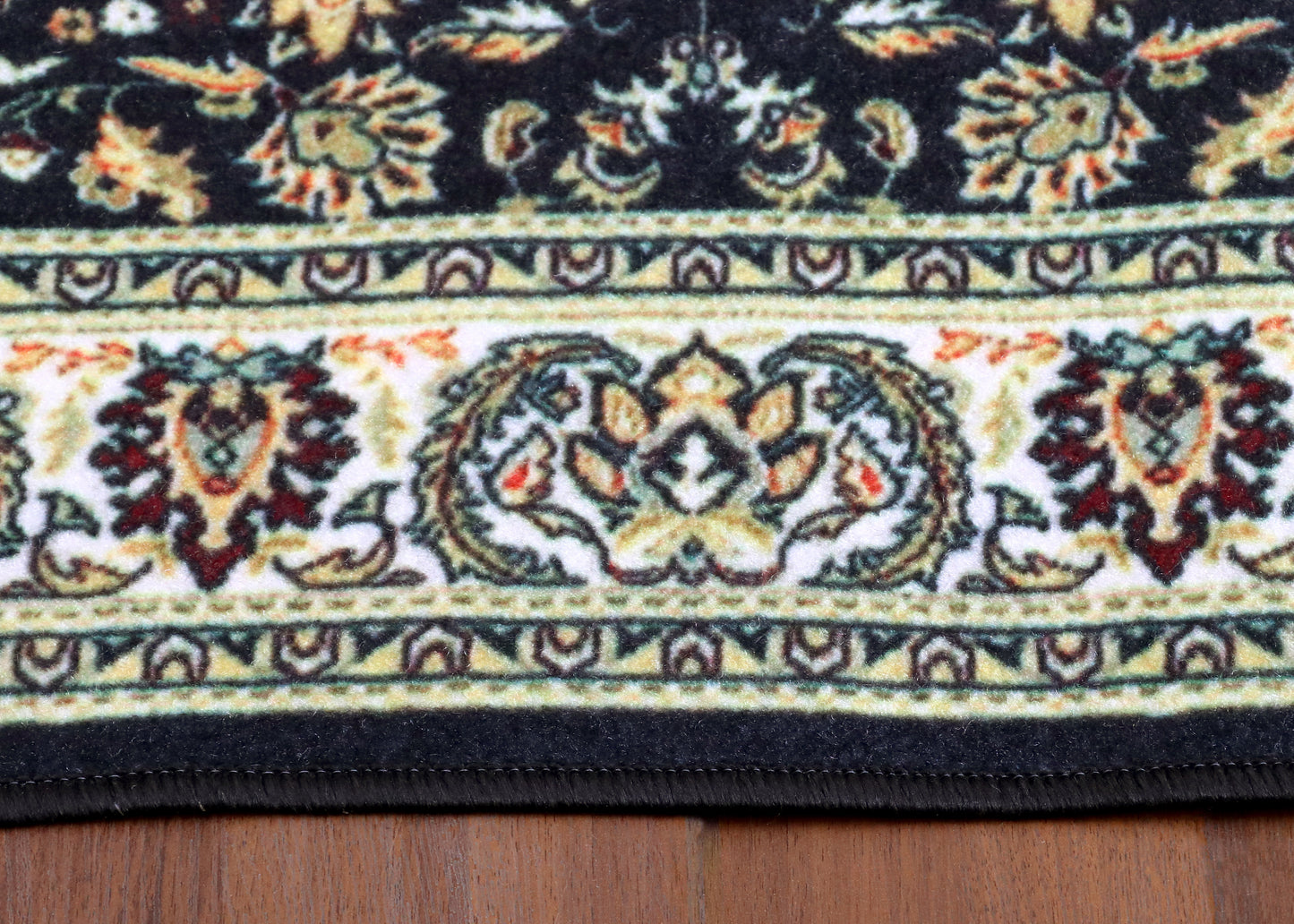 Noir Heritage Digital Print Rug