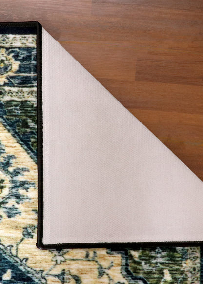 Blue & Cream Rug