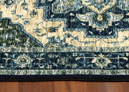 Blue & Cream Rug