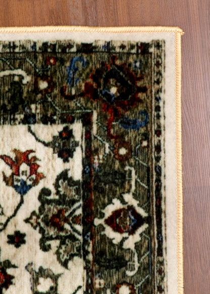Legacy Floral Cream & Olive Rug