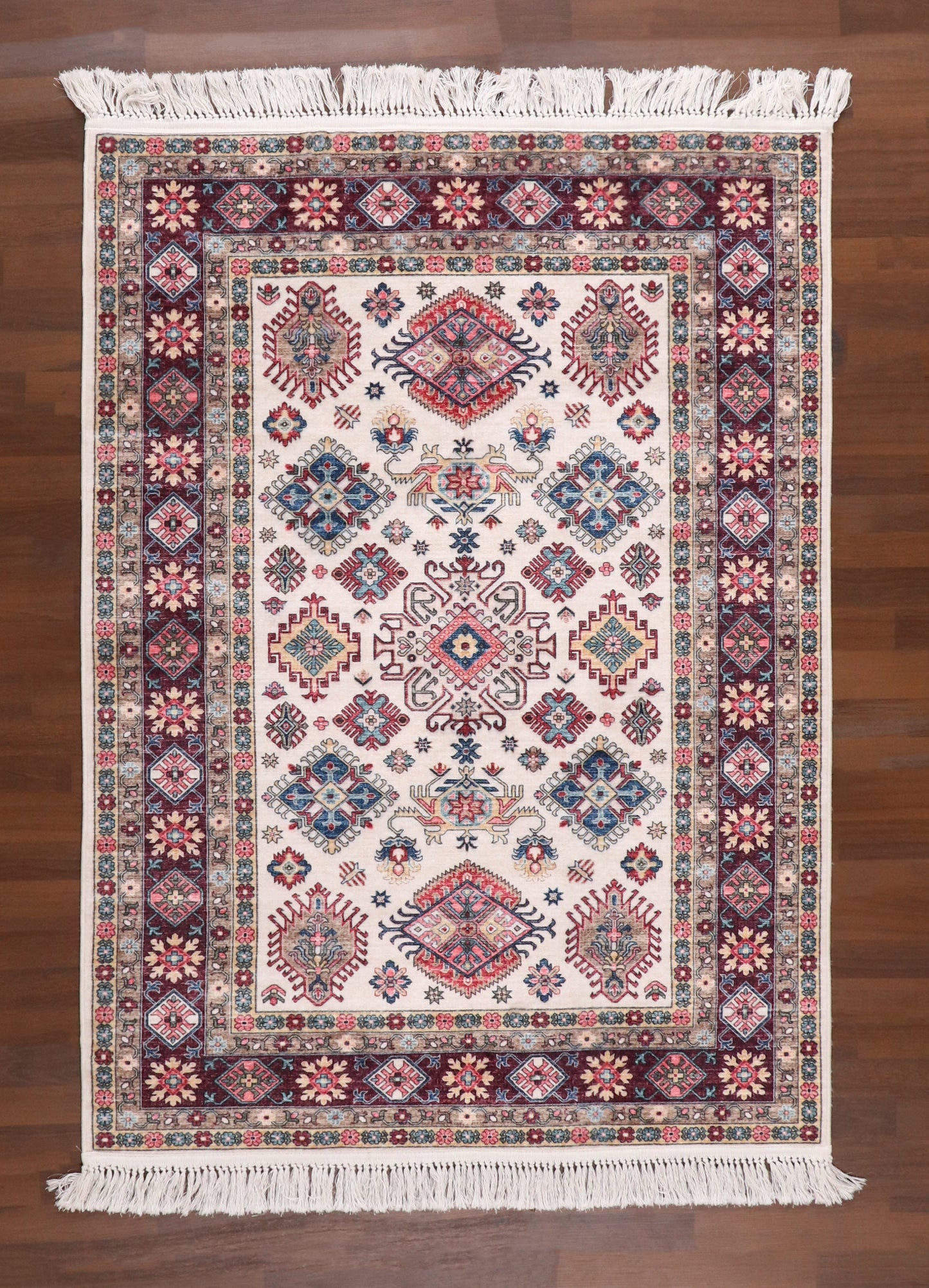 Classic Shirvan Ivory Rug