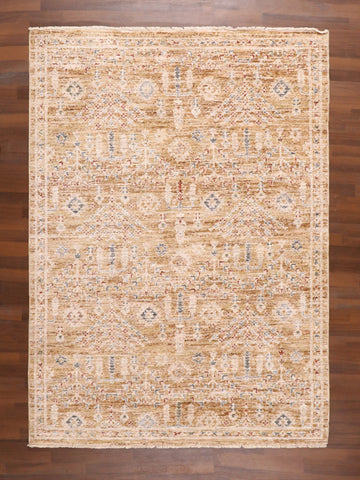Solana Distressed Turkish Rug – Golden Sand