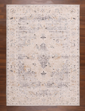 Haven Earth-Tone Distressed Rug