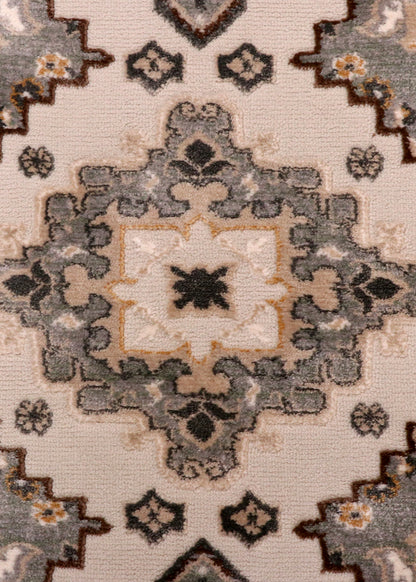 Ayla Vintage Medallion – Sage & Cream Neutral