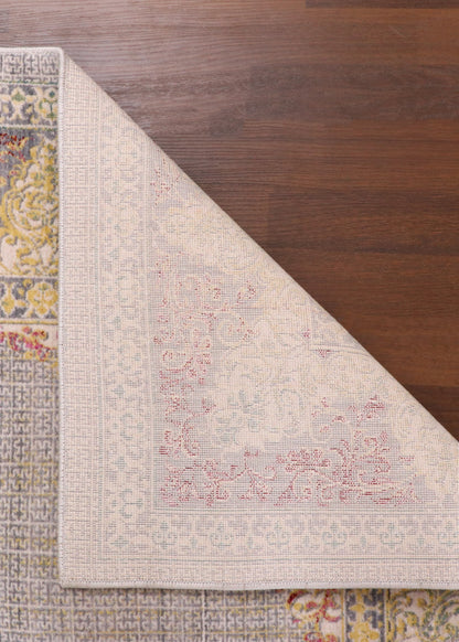 Distressed Medallion Turkish Rug