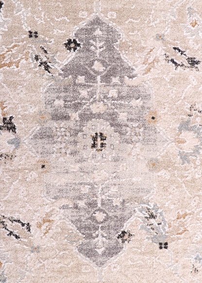 Haven Earth-Tone Distressed Rug