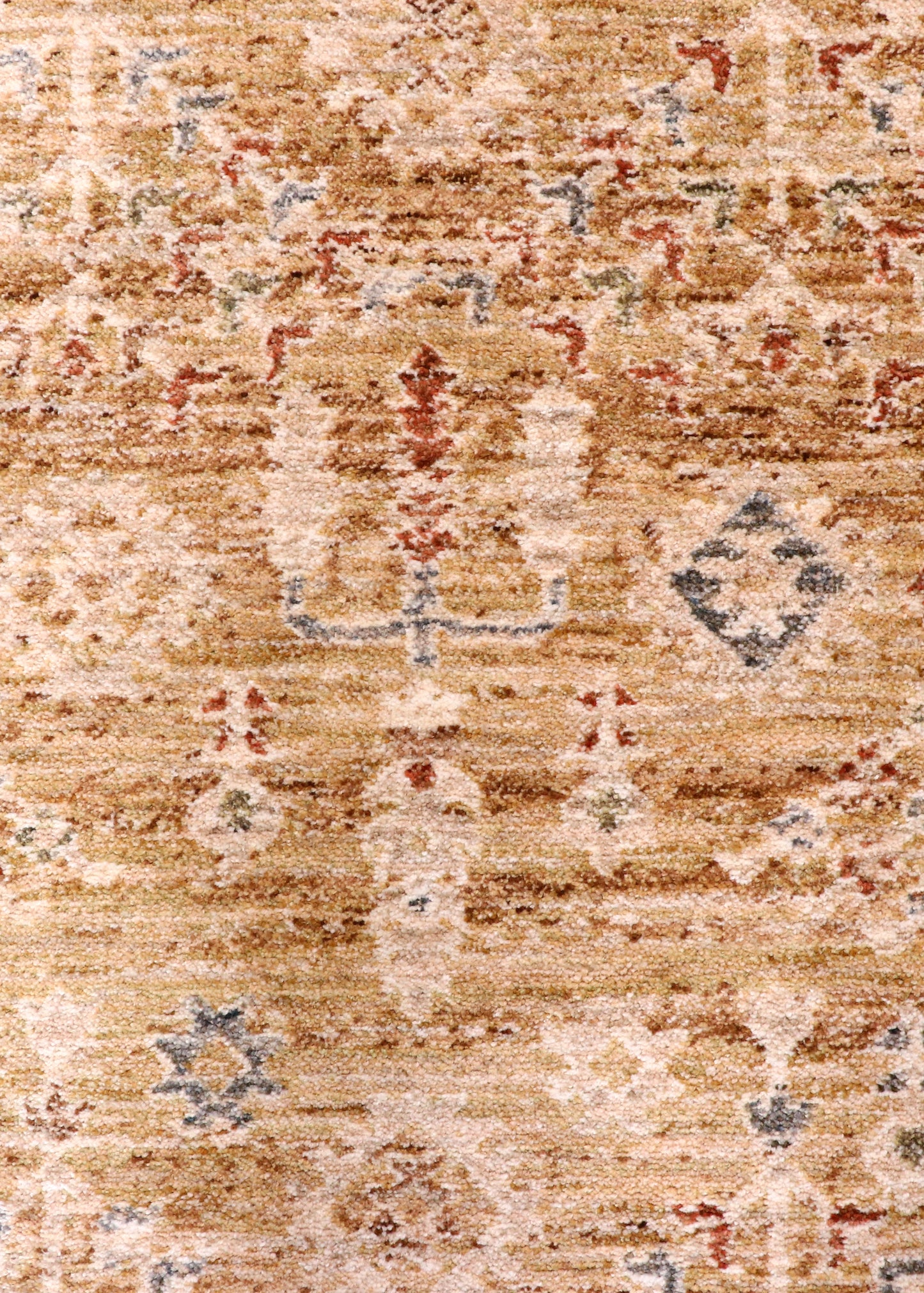 Solana Distressed Turkish Rug – Golden Sand