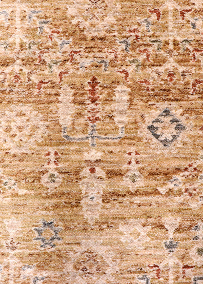 Solana Distressed Turkish Rug – Golden Sand
