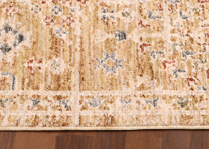 Solana Distressed Turkish Rug – Golden Sand