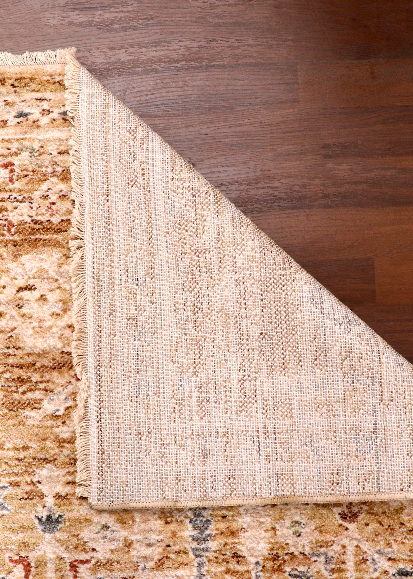 Solana Distressed Turkish Rug – Golden Sand