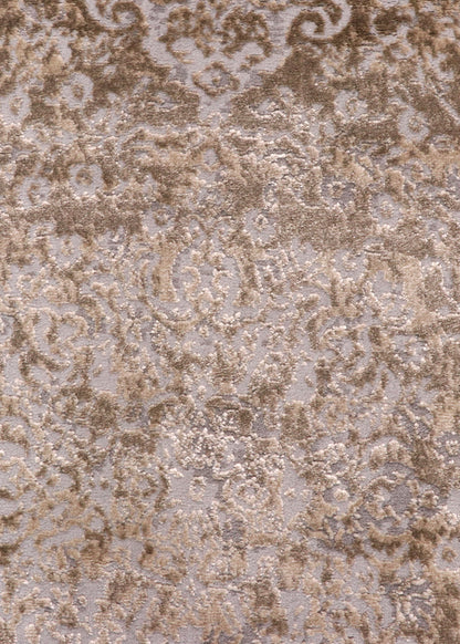 Silk-Sheen Vintage Turkish Rug