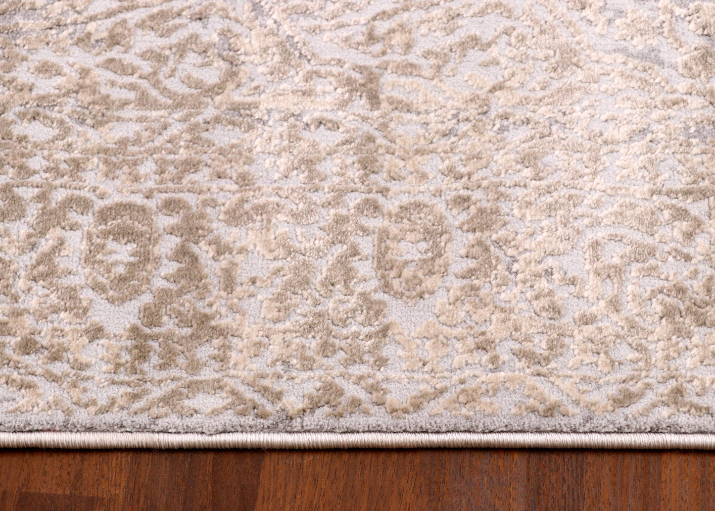 Silk-Sheen Vintage Turkish Rug