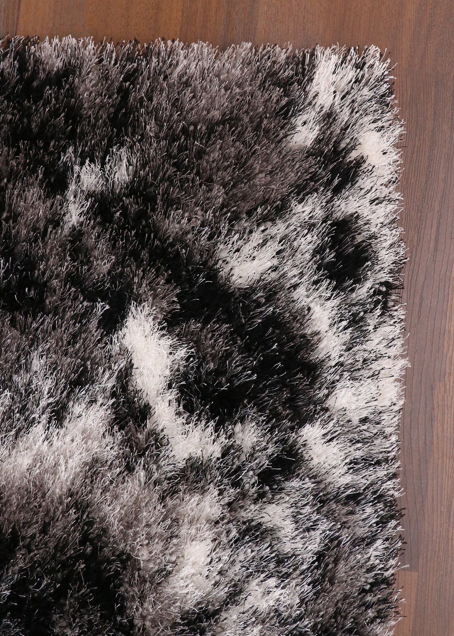 Midnight Eclipse Shaggy Rug