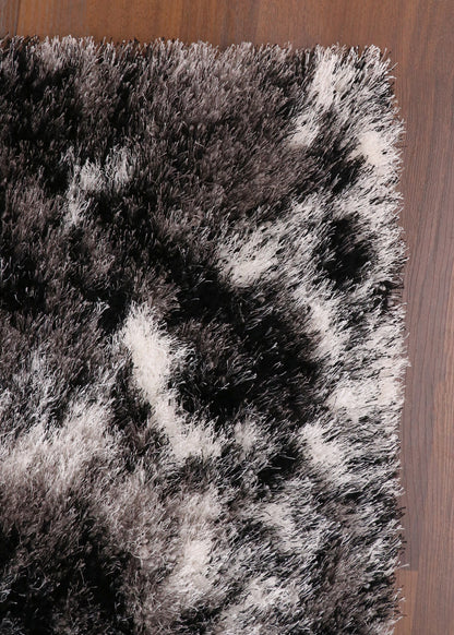 Midnight Eclipse Shaggy Rug