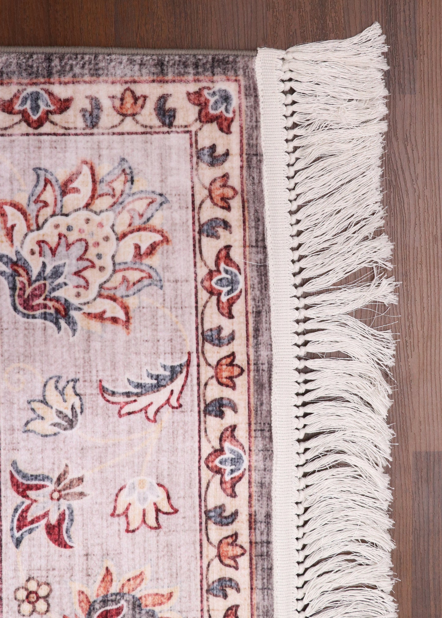 Prestige Vintage Charcoal Floral Rug