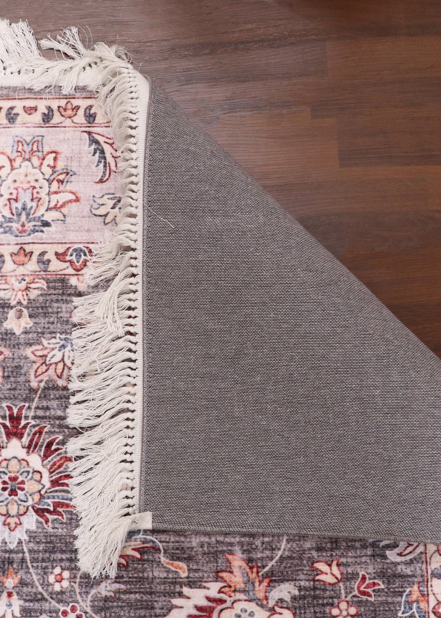 Prestige Vintage Charcoal Floral Rug