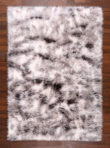 Marbled Mist Shaggy Rug