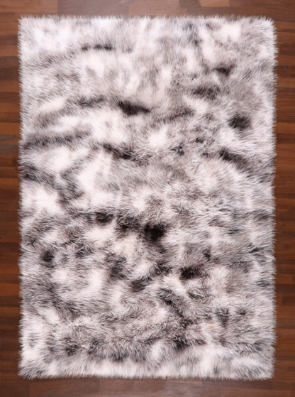 Marbled Mist Shaggy Rug