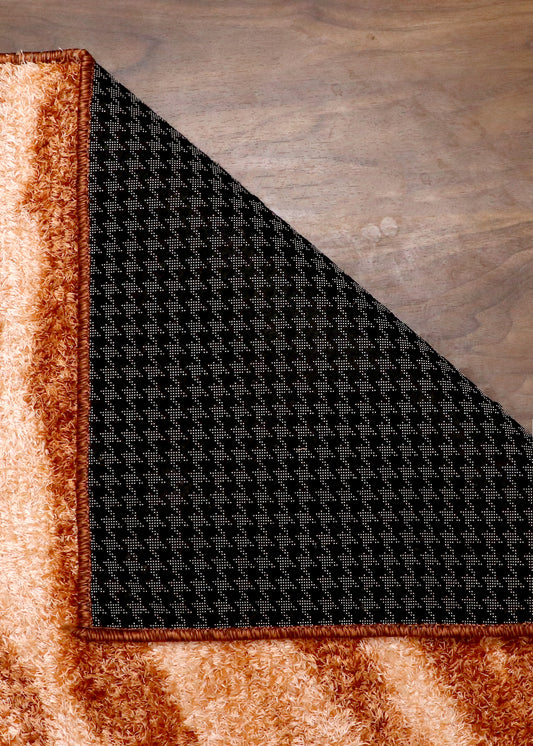 Warm Bronze Space Shaggy Rug