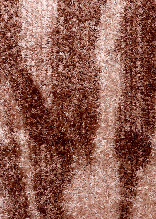 Space Shaggy Rug - Brown