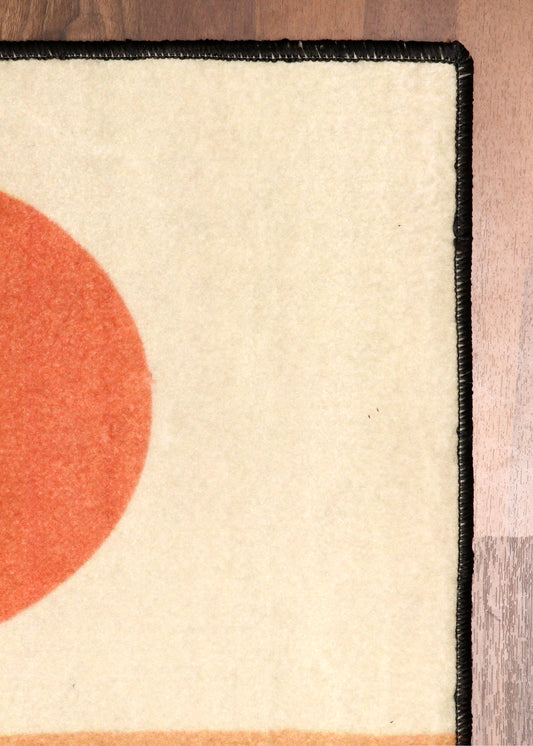 Abstract Arc Mid-Century Area Rug