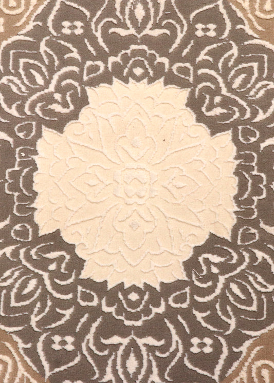 Taupe & Cream Ottoman Medallion Turkish