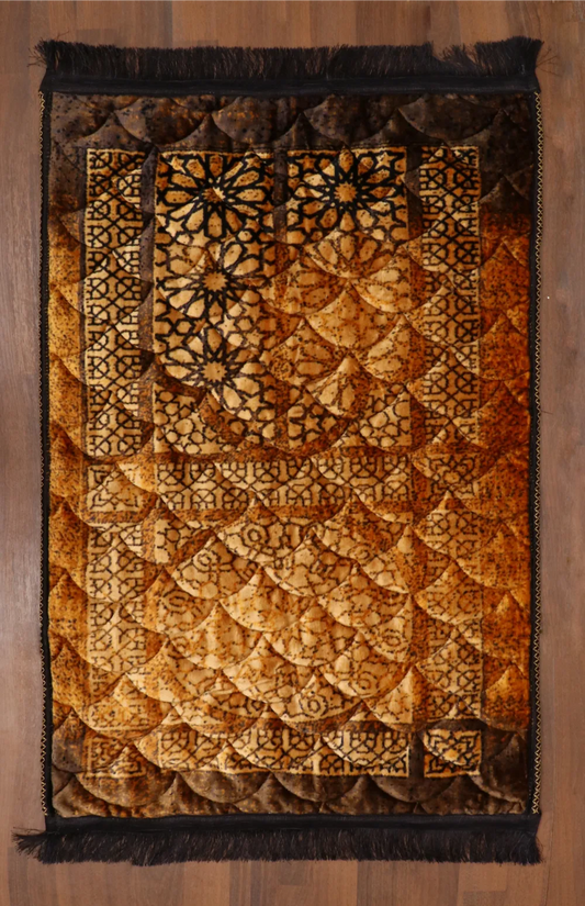 Arabic Velvet Prayer Mat