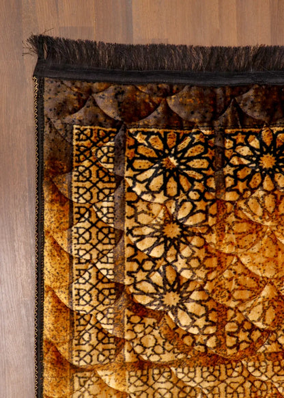 Arabic Velvet Prayer Mat – Nayyer Carpets