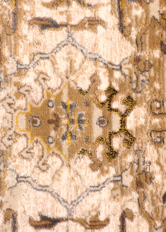 Ivory Ottoman Grandeur Turkish Rug