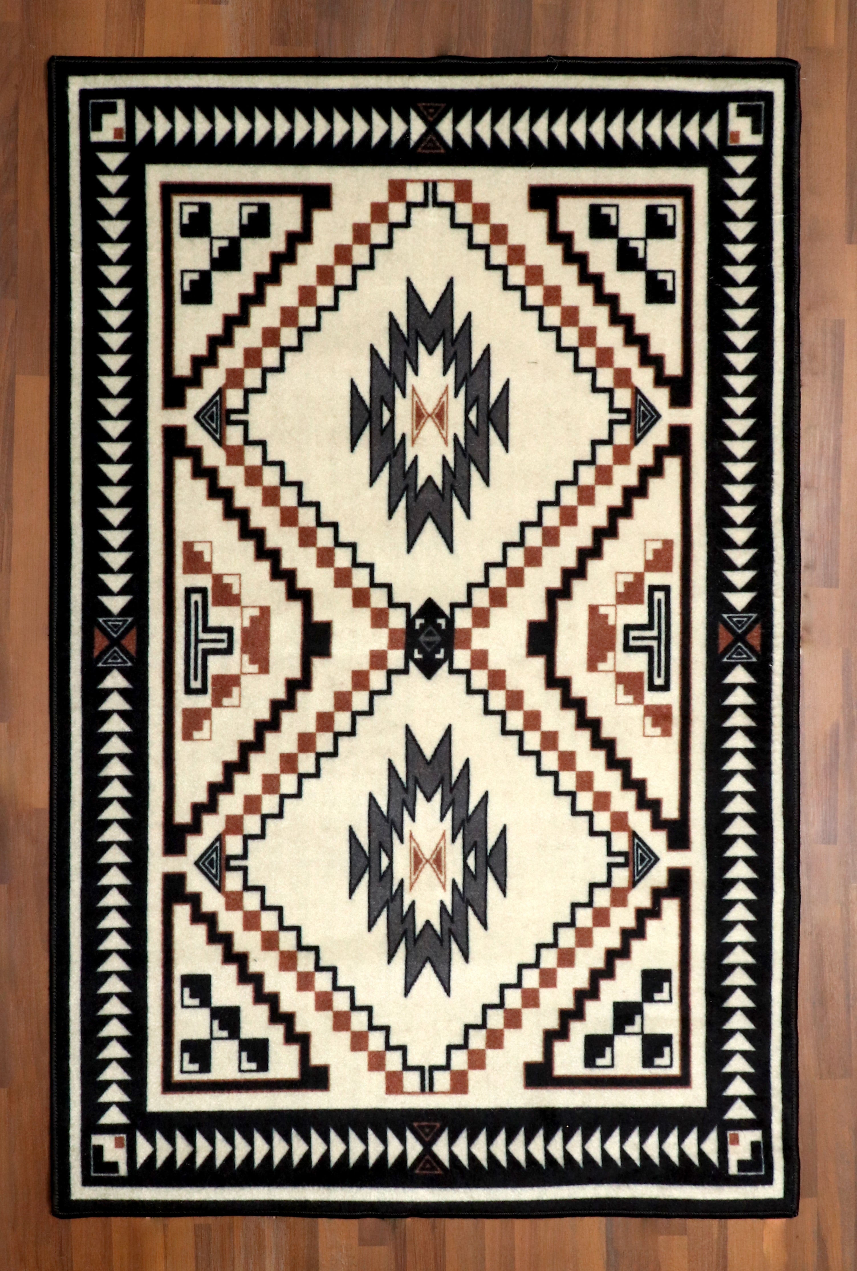 Ethnic Motif Rug – Decorative Floor Rug – Nayyer Carpets