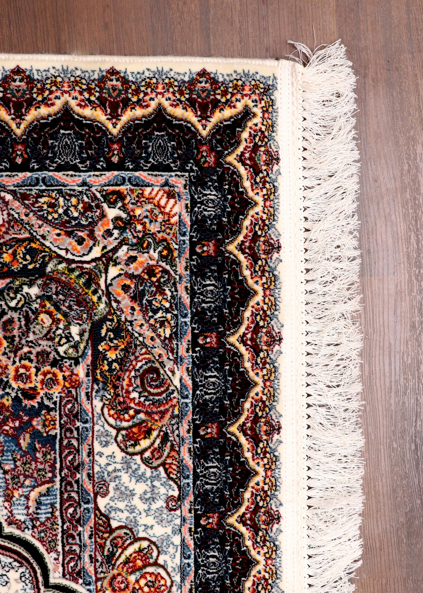 Tabriz Ivory and Indigo
