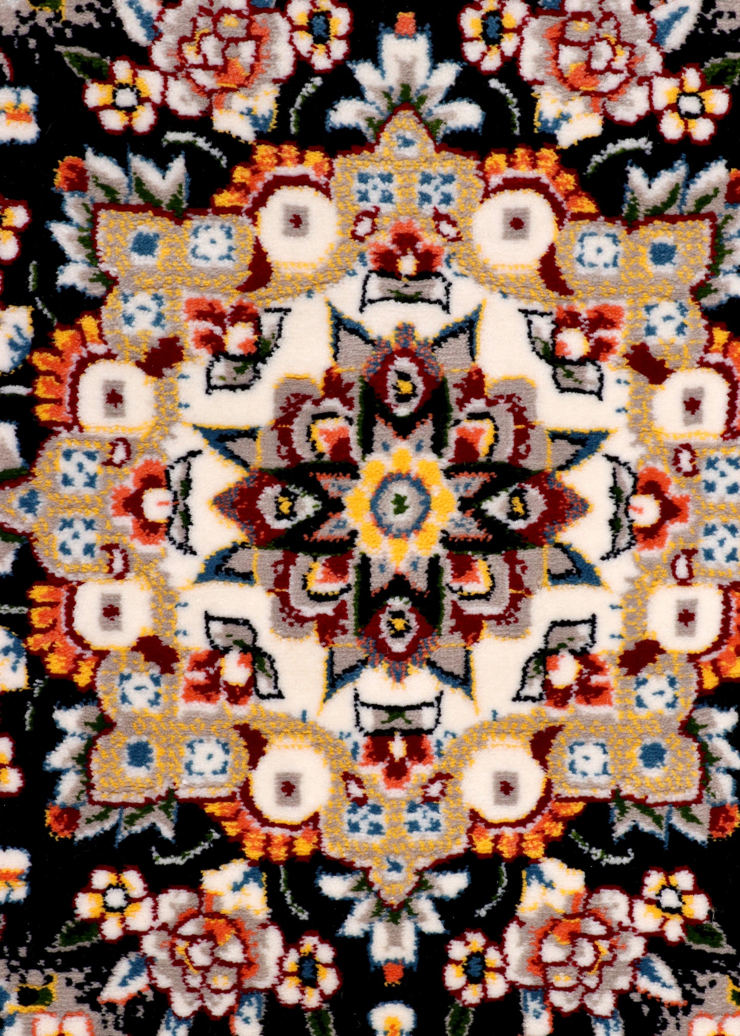 Baroque Noir Area Rug