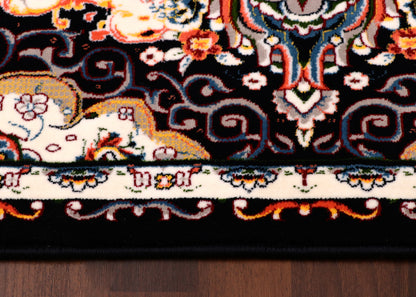 Baroque Noir Area Rug