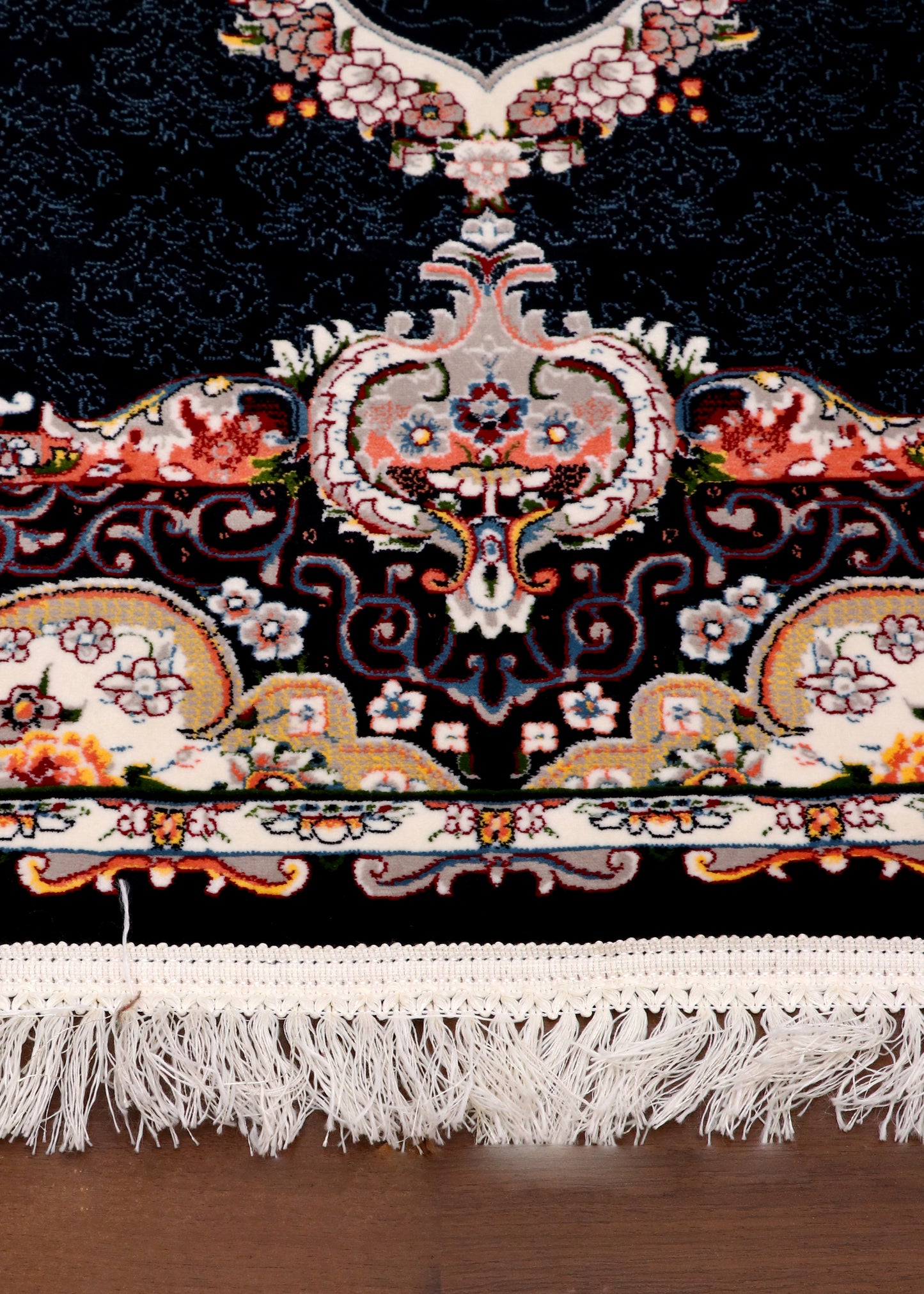 Baroque Noir Area Rug
