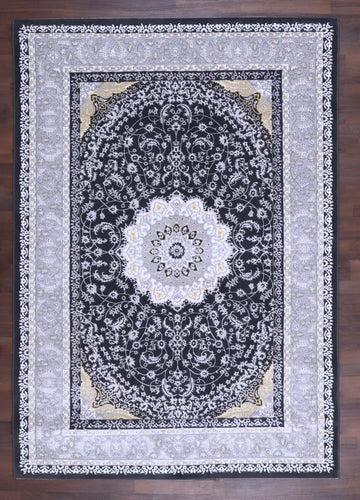 Ethereal Midnight Medallion Rug