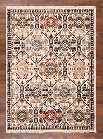 Traditional Persian-Inspired Tribal Rug