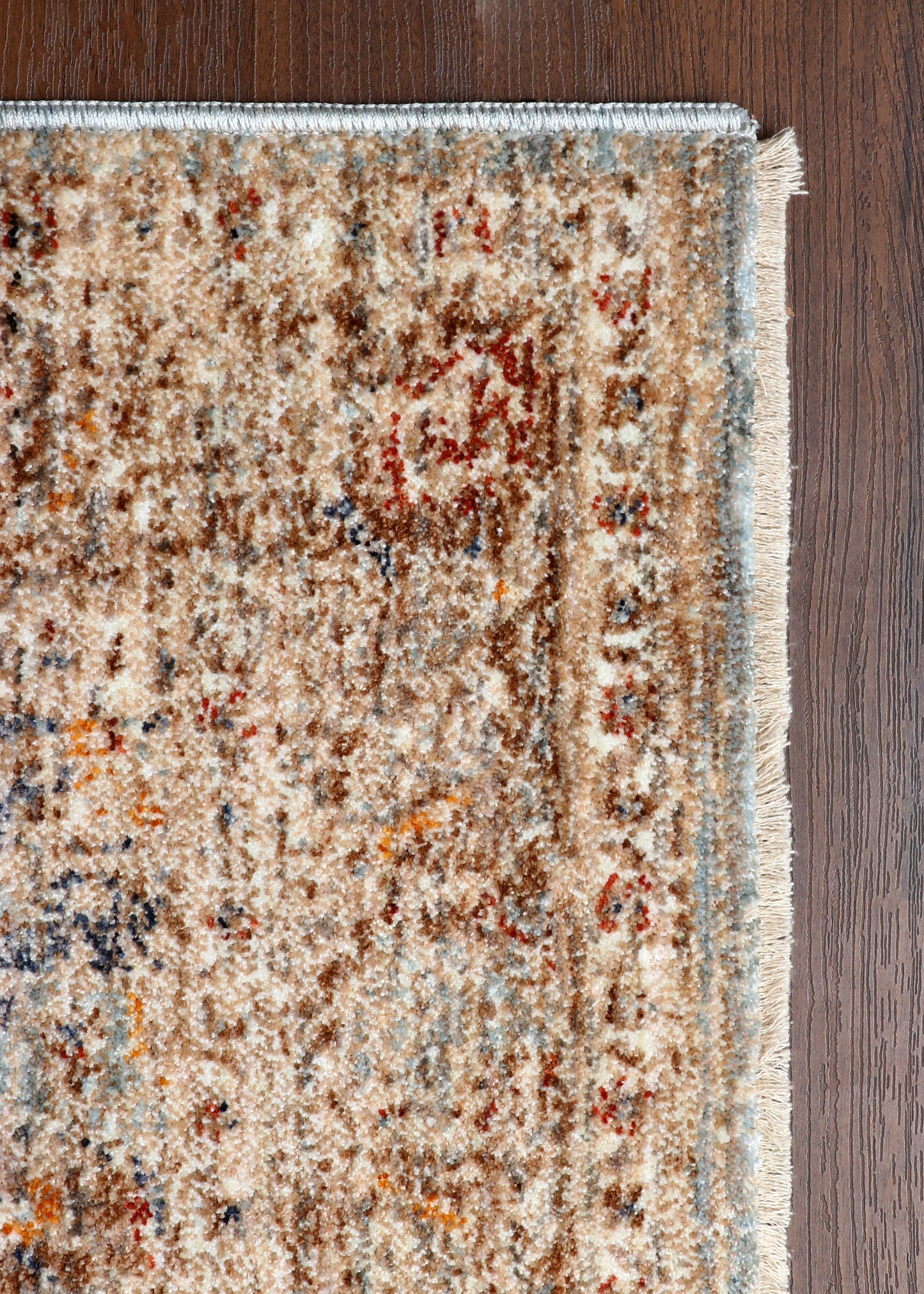 Terracotta Medallion Distressed Vintage Rug