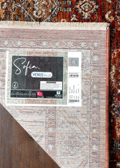 Rust & Ember Distressed Rug