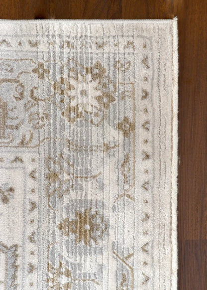 Sand Medallion Distressed Rug