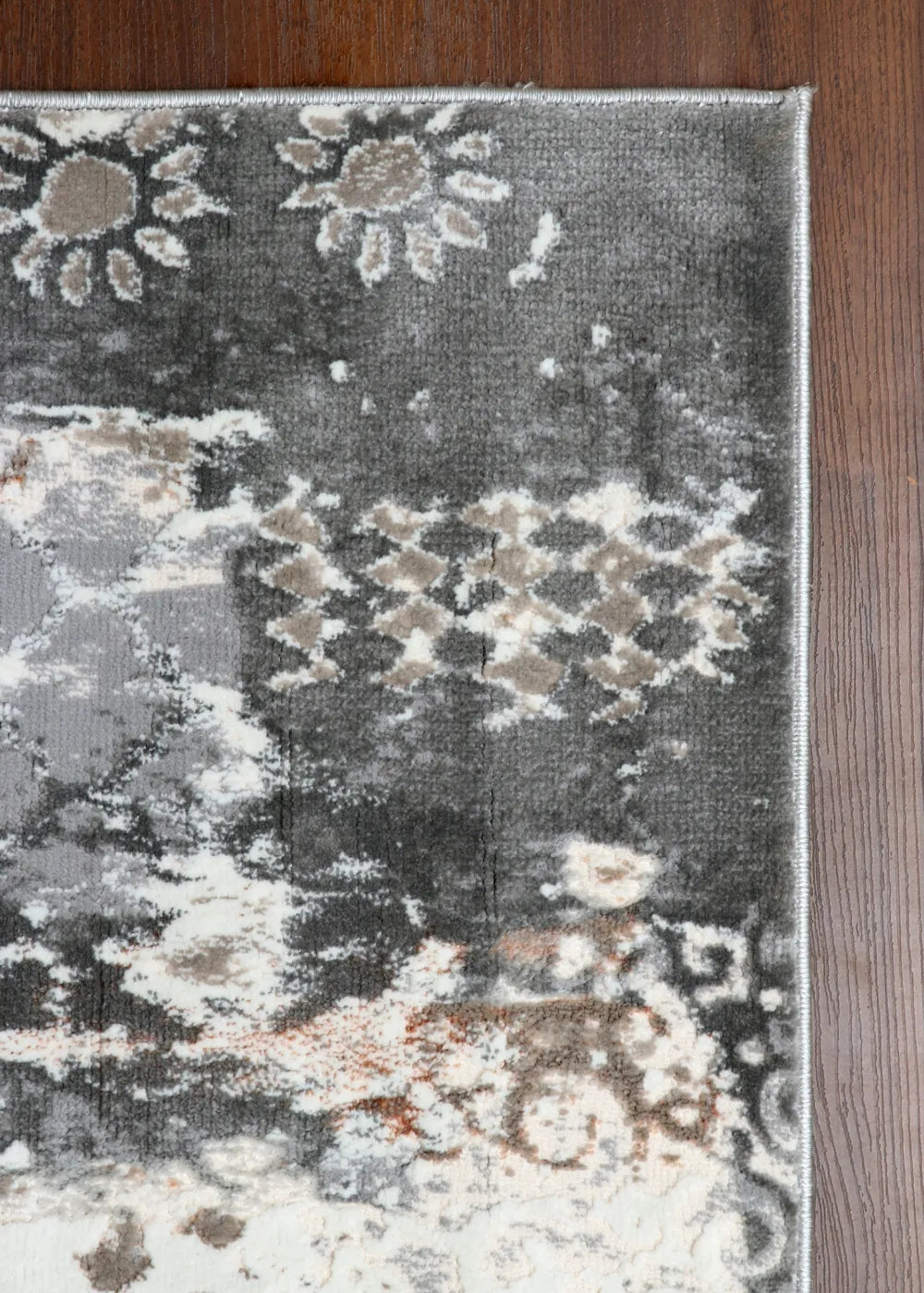 Distressed Modern Oushak Rug