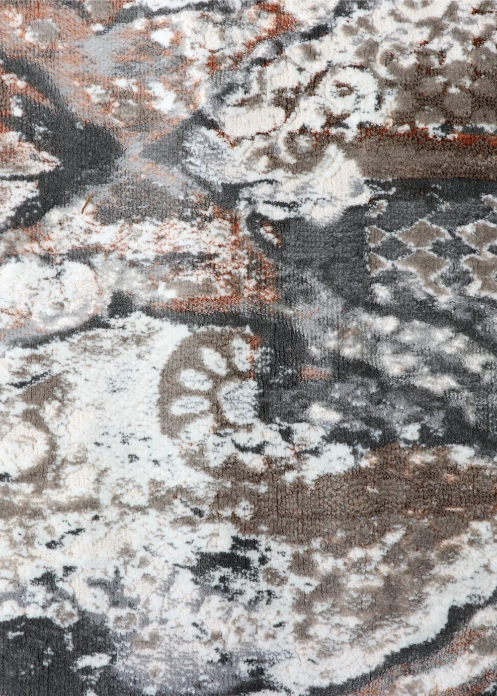 Distressed Modern Oushak Rug