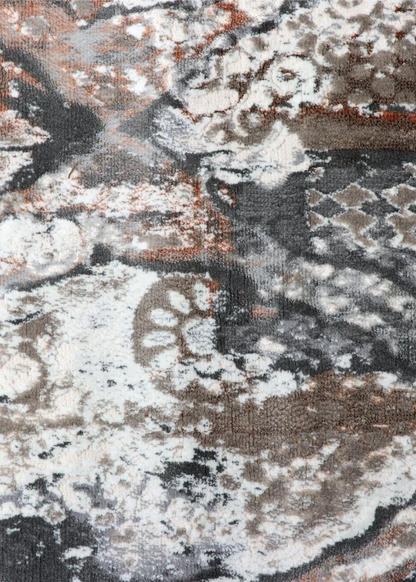 Distressed Modern Oushak Rug