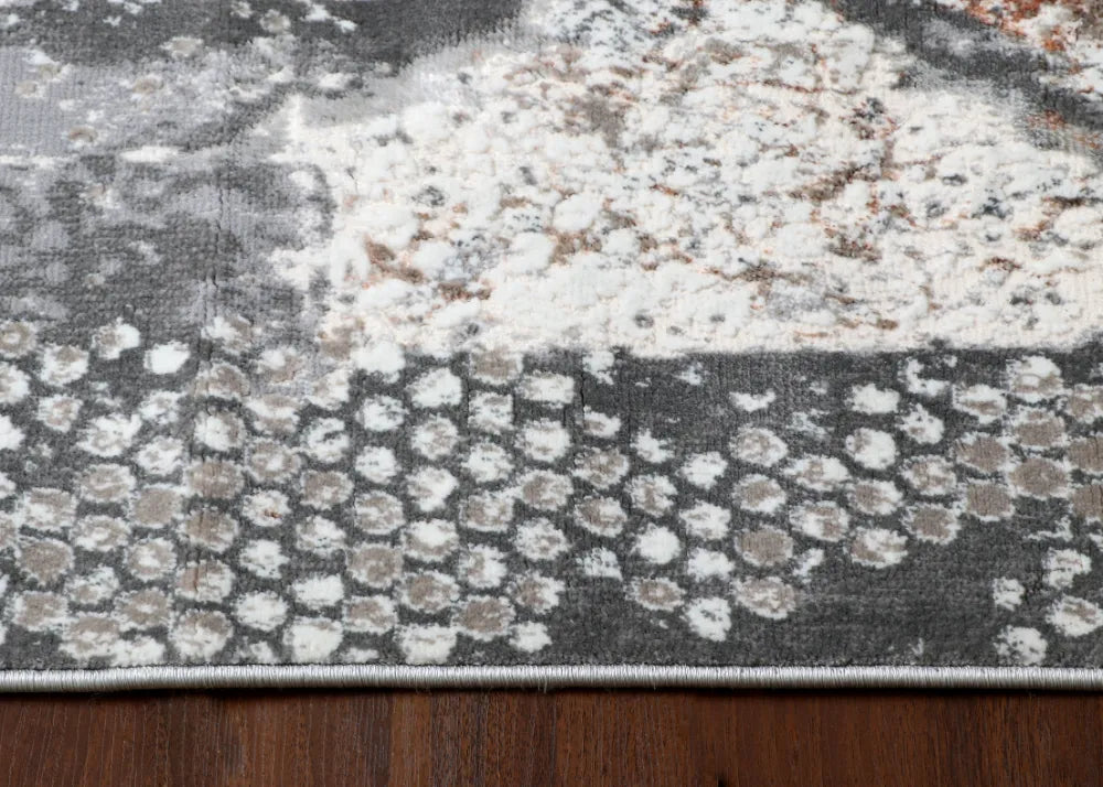 Distressed Modern Oushak Rug