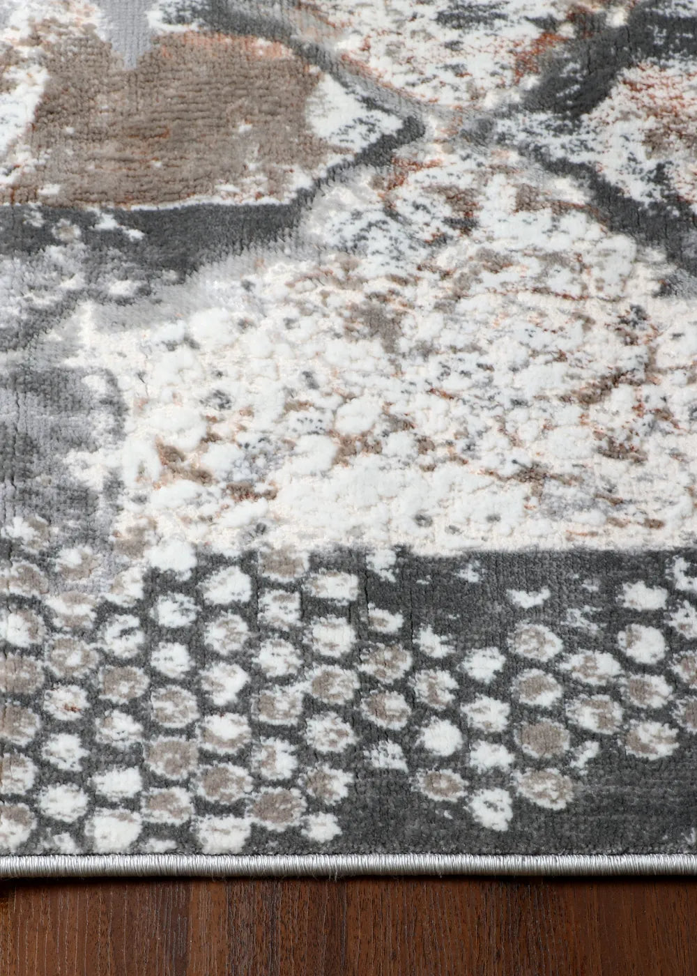Distressed Modern Oushak Rug
