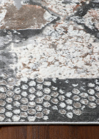 Distressed Modern Oushak Rug