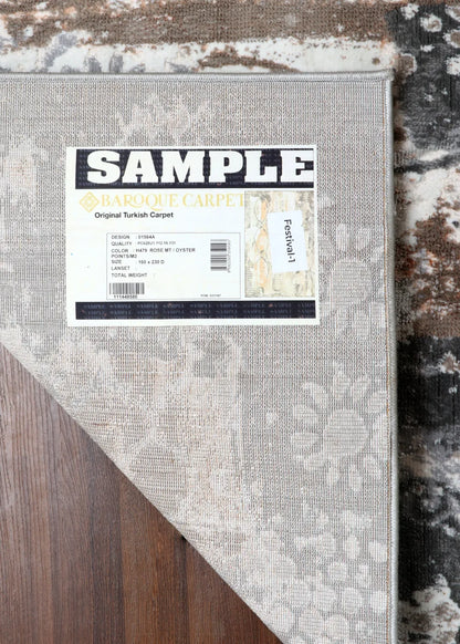Distressed Modern Oushak Rug